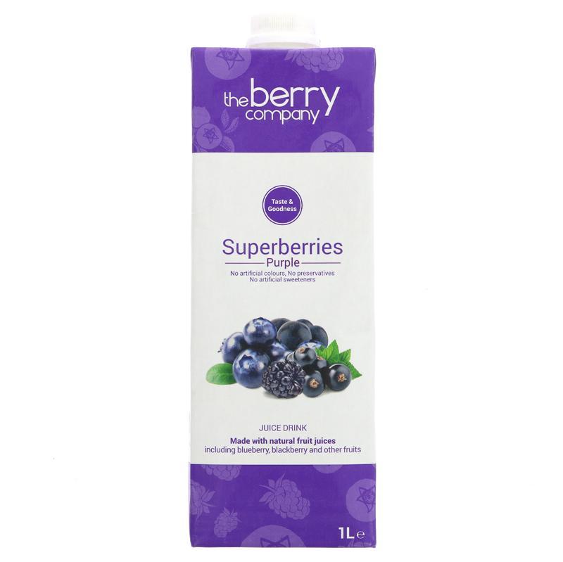 Superberries Purple Juice, 1L, The Berry Company