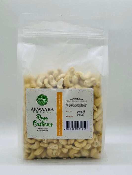 Raw Cashews, 500g (Akwaaba Snacks)