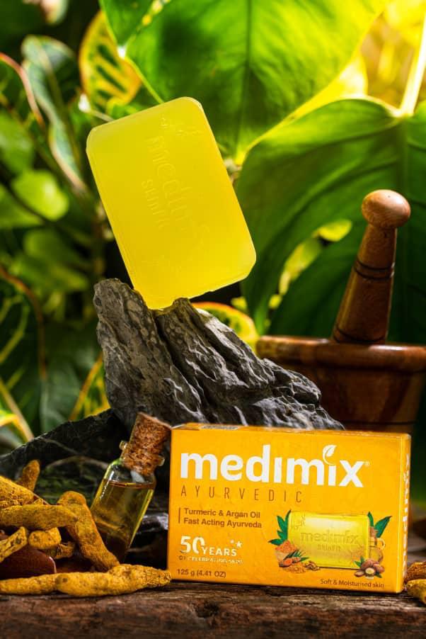 Medimix Turmeric & Argan Oil Ayurvedic Bar Soap, 125g