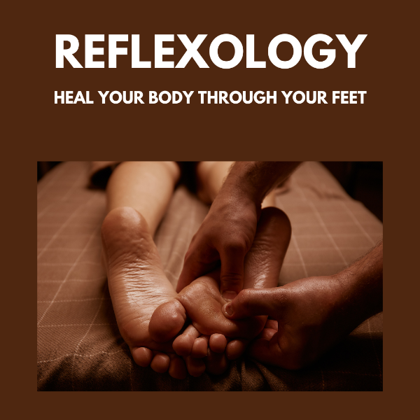 Reflexology Session with Back Massage, 30 minutes