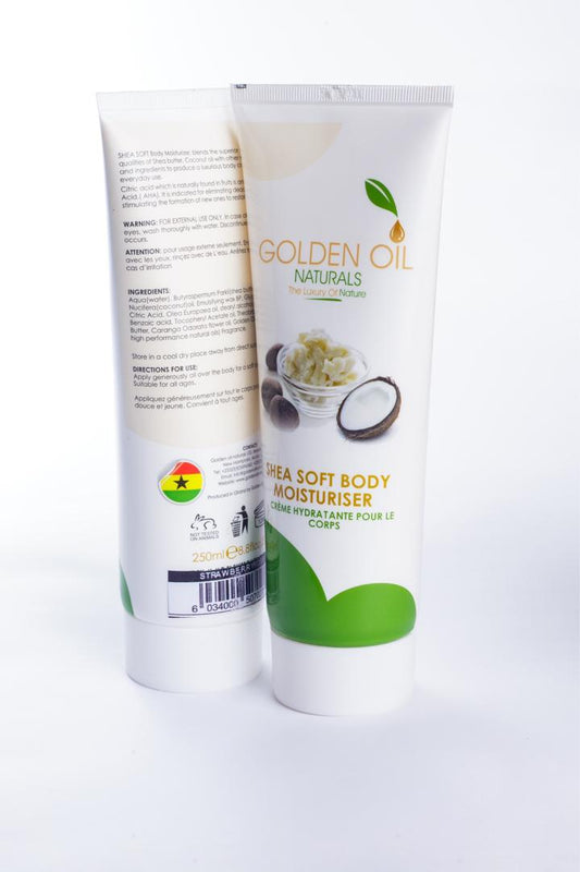 Shea Soft Moisturiser Cream, Golden Oil Naturals, 250ml
