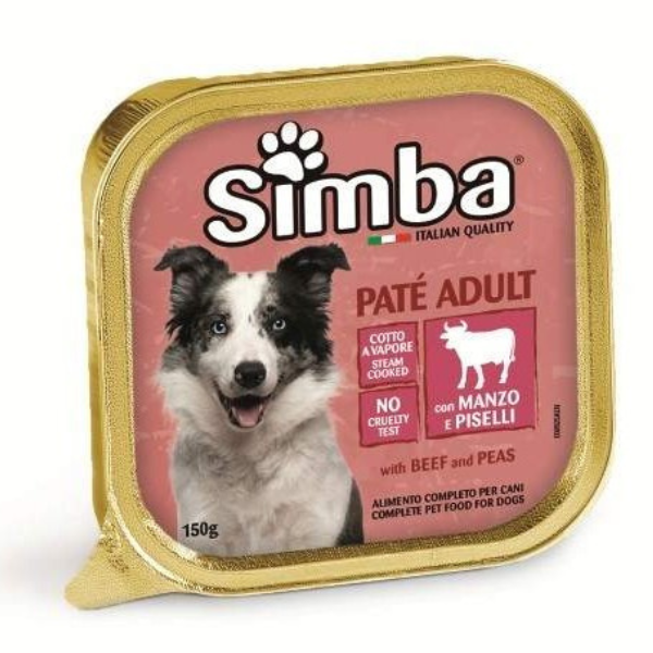 Dog Food, Adult, Pate, Simba, 150g