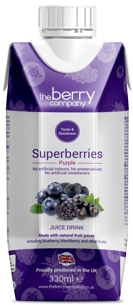 Superberries Purple Juice, 330ml, The Berry Company