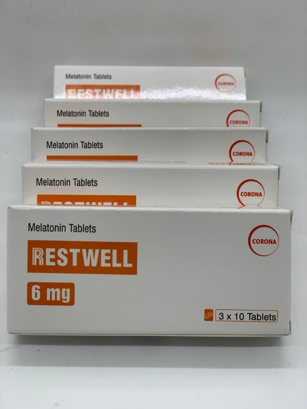 Restwell Melatonin Tablets, 30 tablets