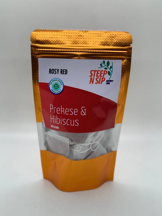 Steep N Sip Aidan Fruit (Prekese) & Hibiscus Tea, 14 Teabags.