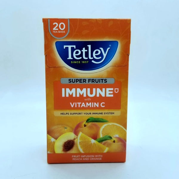 Super Fruits Immune with Vitamin C, Tetley, 20 Teabgs