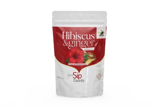 Hibiscus Ginger Infusion, 20 Teabags, Afro Tea