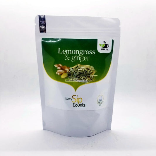 Lemongrass & Ginger Infusion, 20 Teabags, Afro Tea