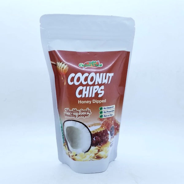 Coconut Chips, Honey Dipped, Cedar Islands, 100g