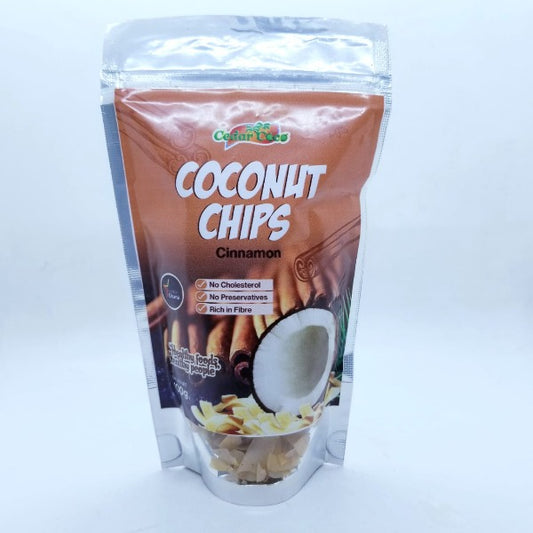 Coconut Chips, Cinnamon Dipped, Cedar Islands, 100g