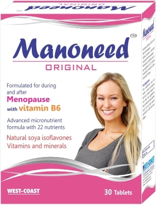 Manoneed Tablets, Menopause, 30 Tablets