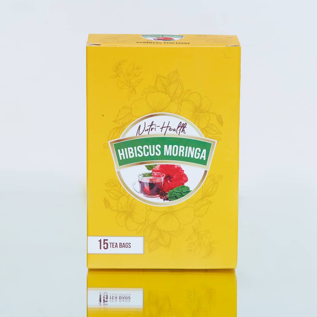 Hibiscus Moringa Tea, Nutri Health.