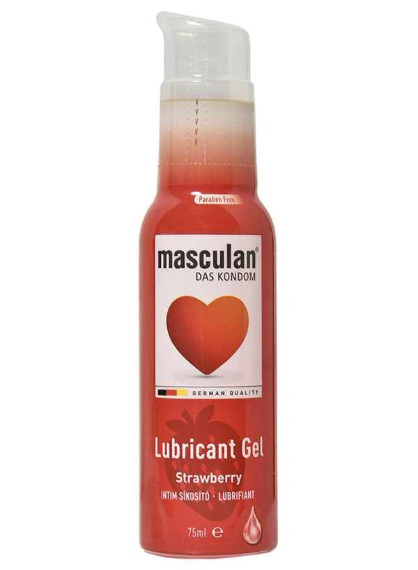 Lubricant Gel, Masculan, Strawberry, 75ml
