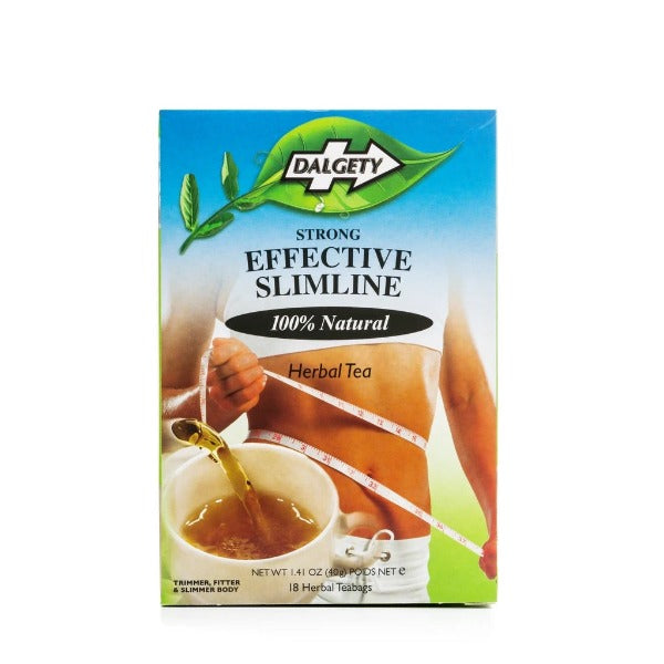 Strong Effective Slimline Herbal Tea, 18 Teabags, Dalgety Teas.