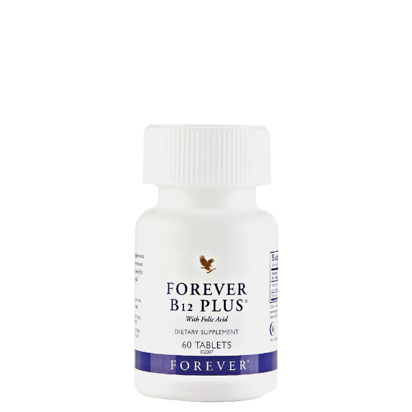 Forever Living, Forever B12 Plus with Folic Acid, 60 tablets