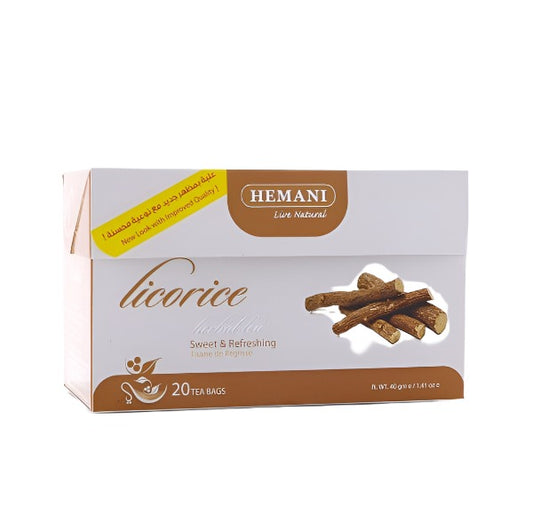 Licorice Tea, Hemani, 20 Teabags.