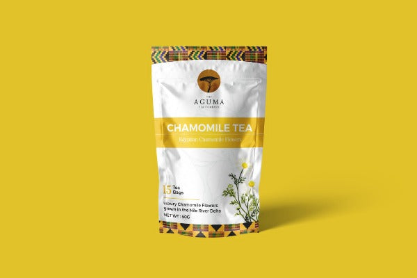 Chamomile Tea, Egyptian Chamomile Flowers, Aguma Teas, 15 Teabags