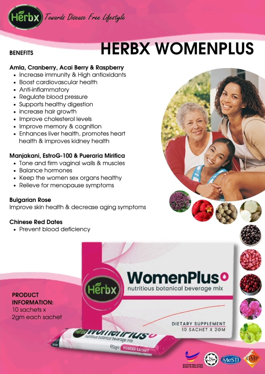 WomenPlus, Dietary Supplement, 10 Sachets, HerbX