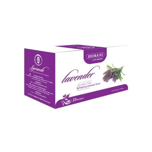 Hemani Lavender Herbal Tea, (20 Teabags), 40g