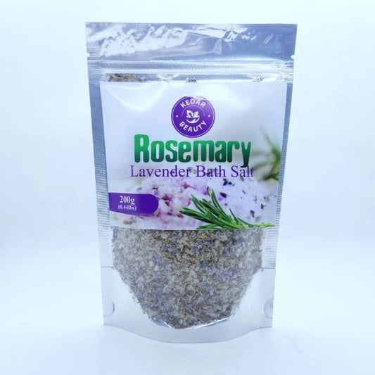 Rosemary Lavender Bath Salts, 150g, Kedar Beauty