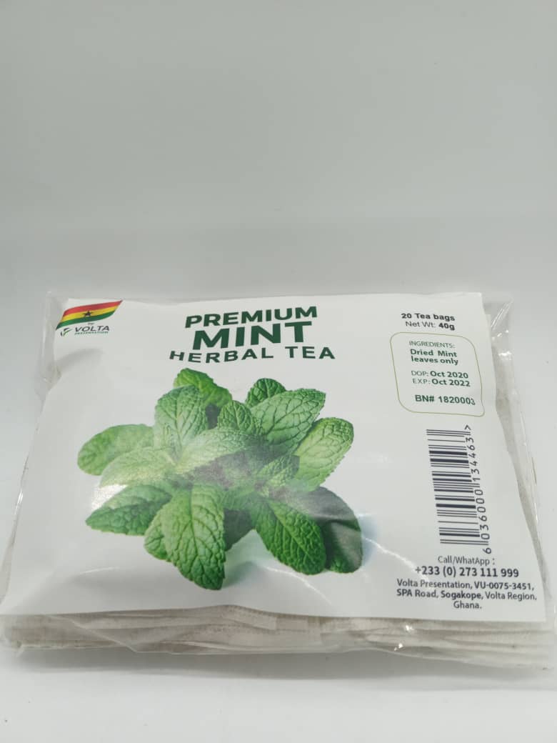 Premium Mint Herbal Tea, 20 Teabags, 40g
