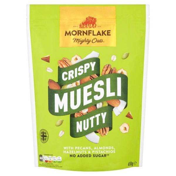 Crispy Nutty Muesli, Mornflake Mighty Oats, 750g