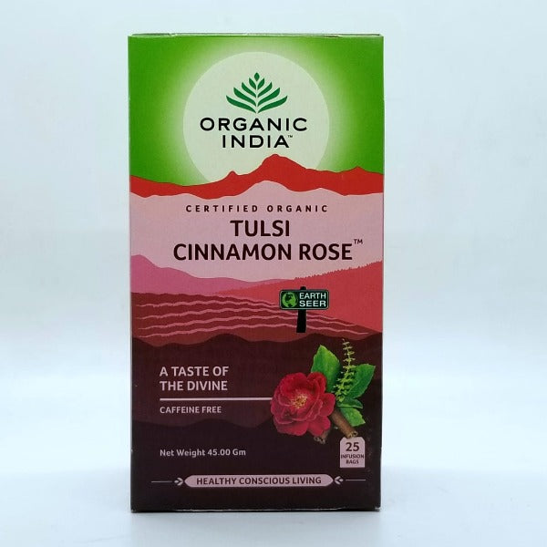Tulsi Cinnamon Rose, Organic India, 25 Infusions